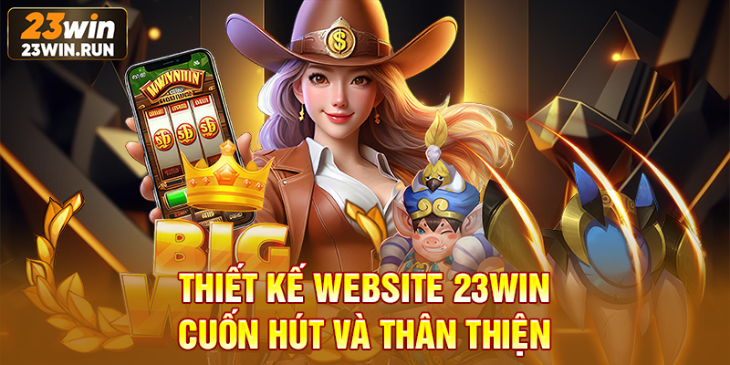 Thiết kế website 23WIN cuốn hút và thân thiện